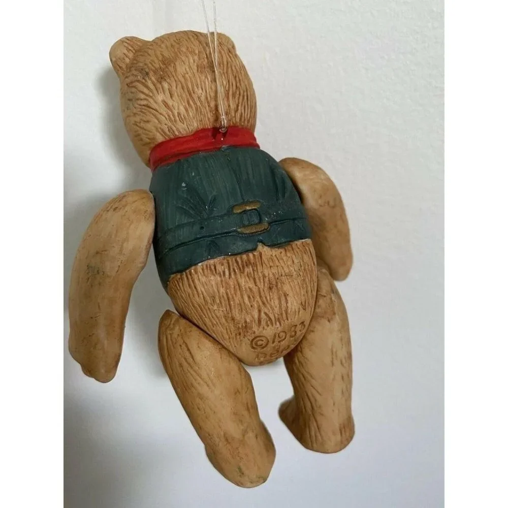 Department 56 Jointed Porcelain‎ Bear 1983 Vintage